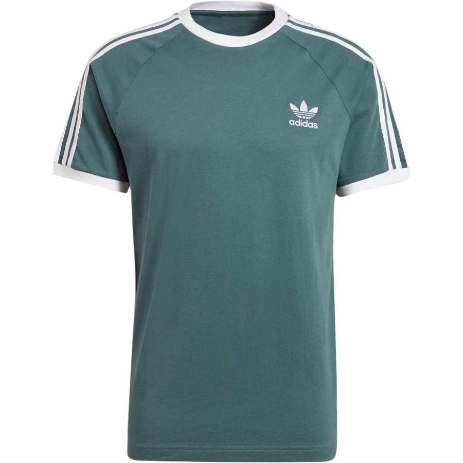Adidas Originals 3 Stripes T Shirt Men's Emerald