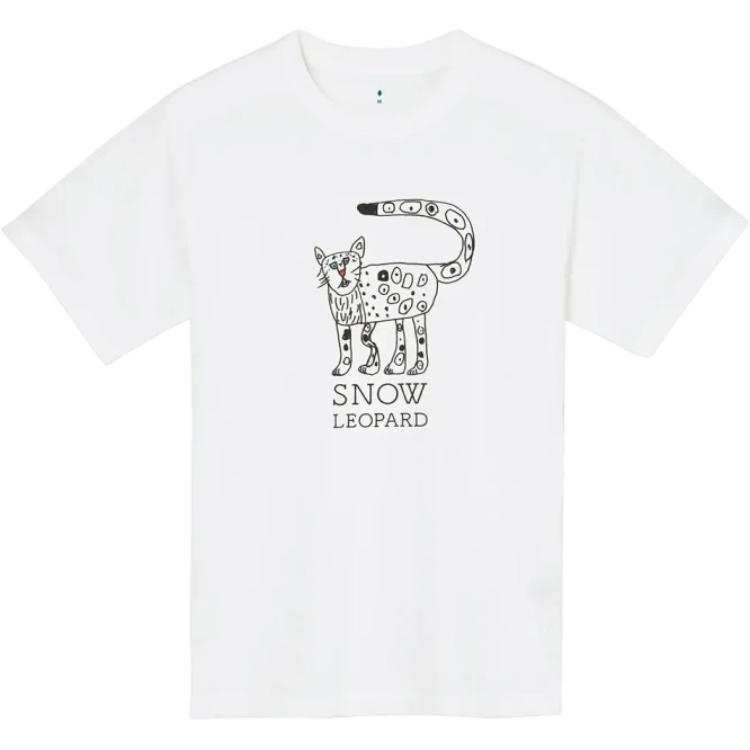 MONTBELL T Shirts Men's White/WT Crew Neck