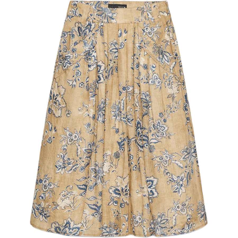 ZARA ZW Casual Long Skirt Women's