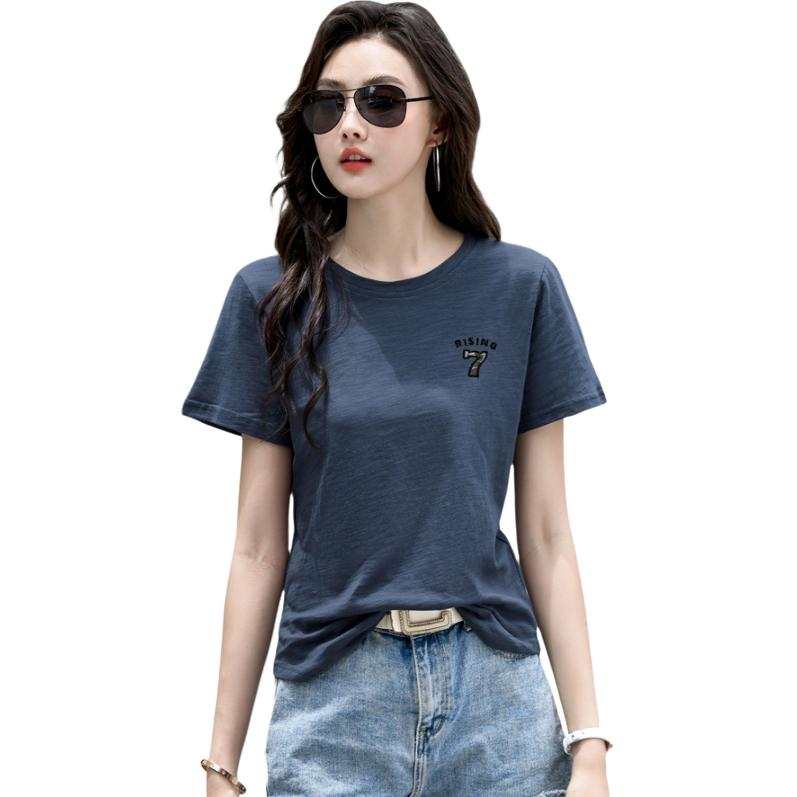SIXUSICHOU Set in Sleeve T Shirt Women's