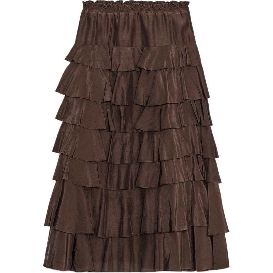 ZARA ZW Casual Long Skirt Women's