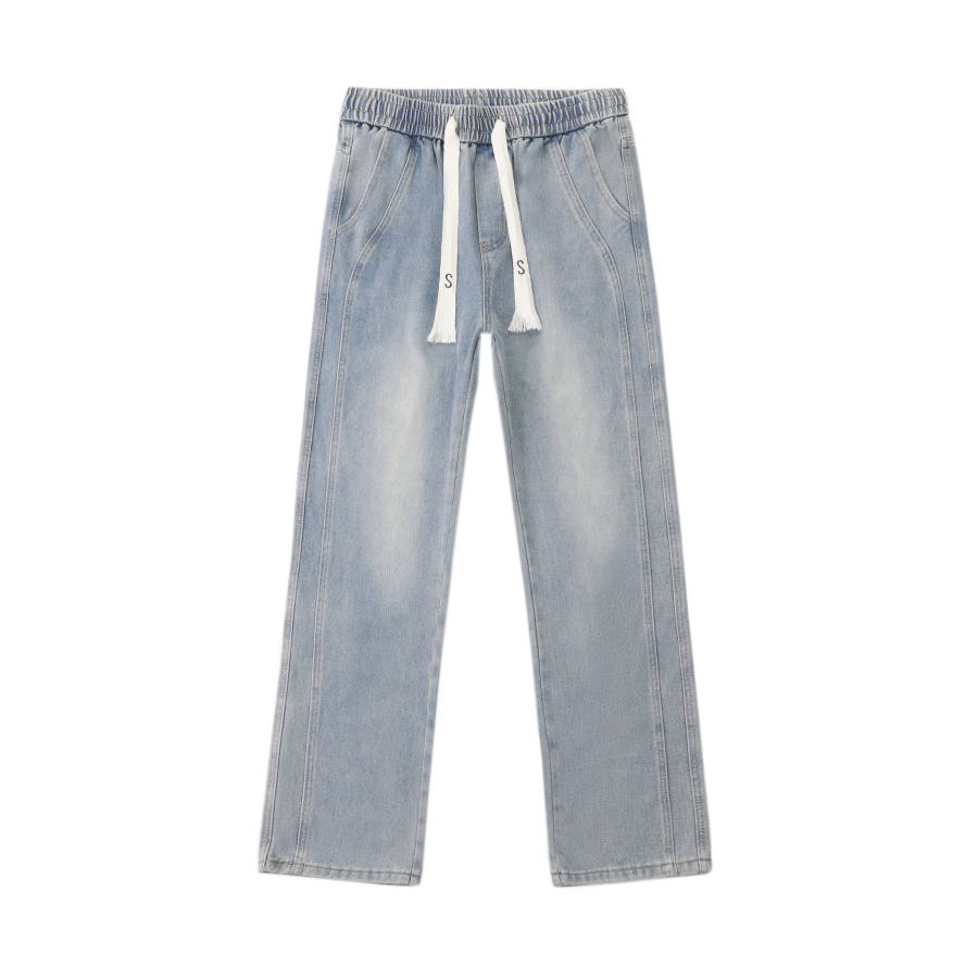 Tonlion Jeans Unisex Moderate Straight Fit Pants