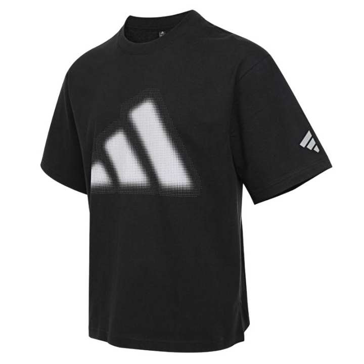 Adidas Adidas FOS T Shirts Men's Black Crew Neck Moderate