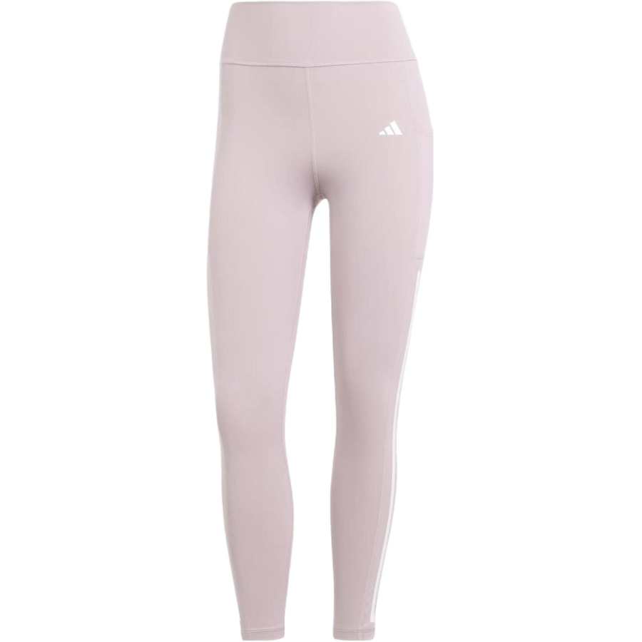 Adidas Adidas Free Shipping With AdiClub Optime 3-Stripes Full-Length Leggings