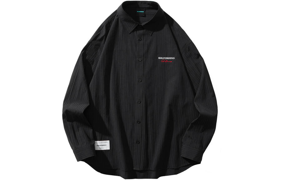 GOLFCROSS Shirts Unisex Lapel Moderate Shirt