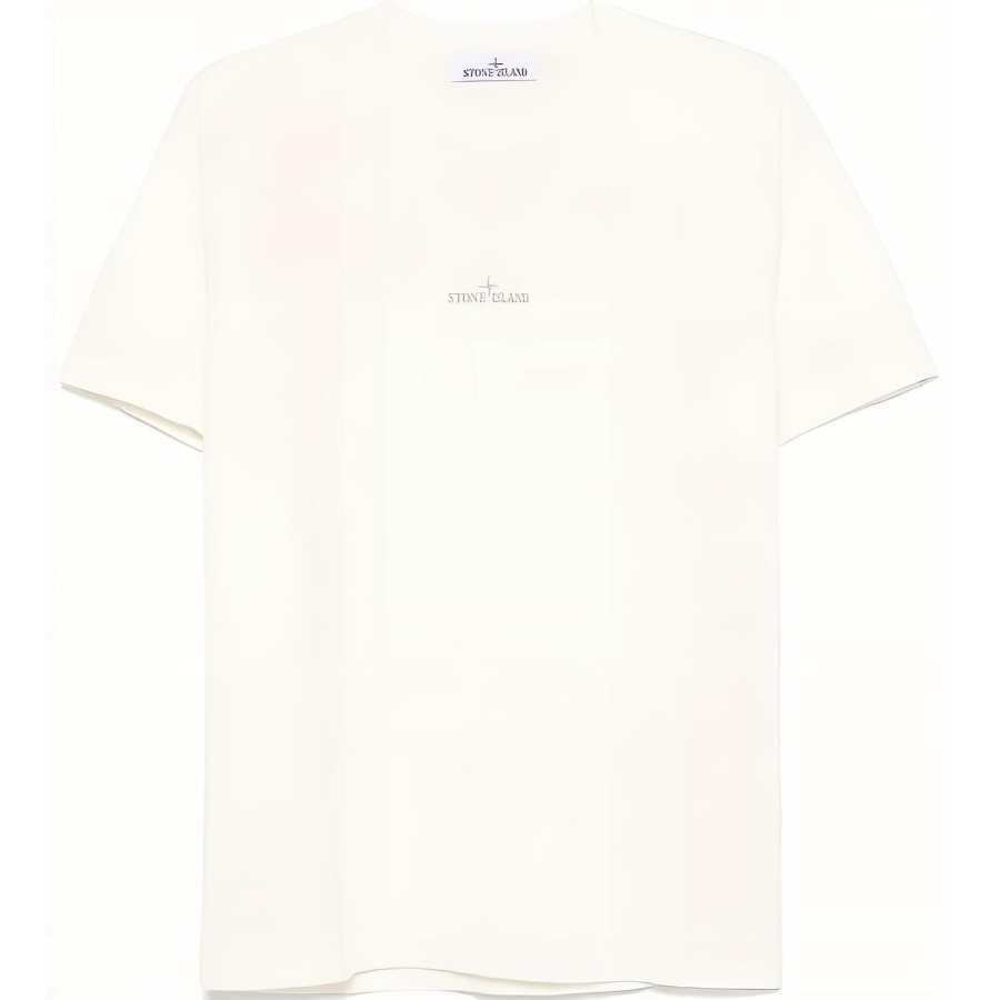 STONE ISLAND Compass Printed Crewneck T Shirt