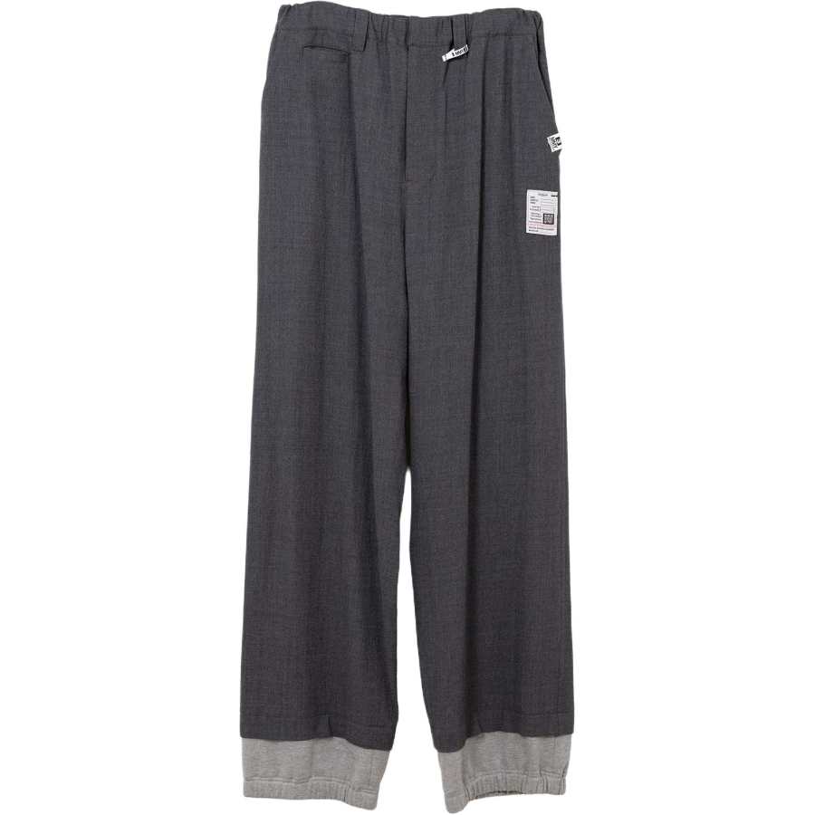 Maison Mihara Yasuhiro cuffed panelled trousers