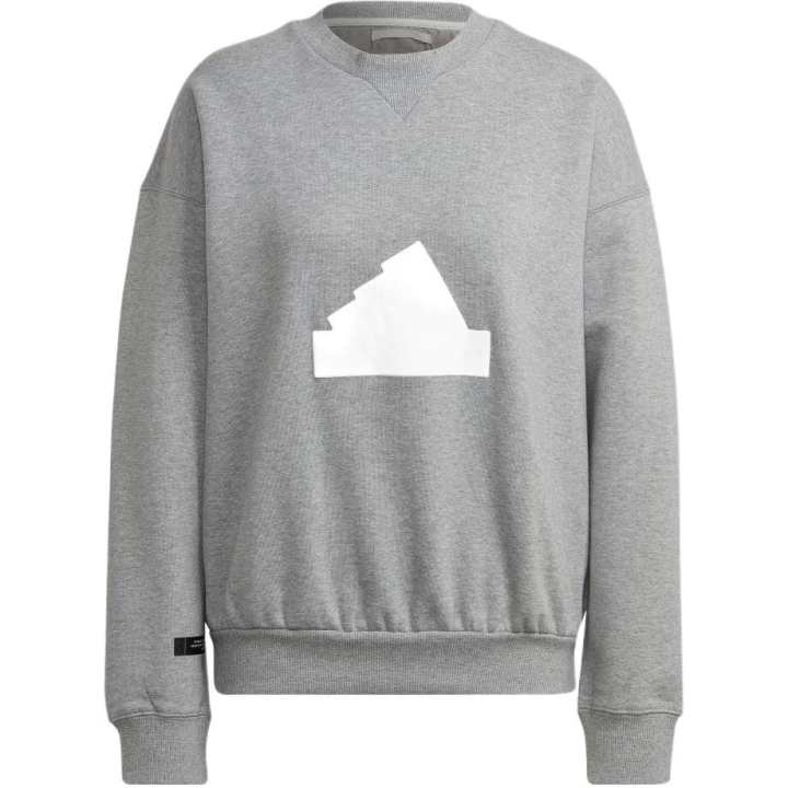 Adidas Adidas Sweatshirts Women's Gray Crew Neck Moderate Other