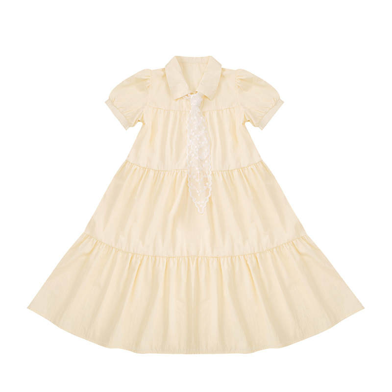 PROTECTCAMEL PROTECTCAMEL Kids Dresses Lapel