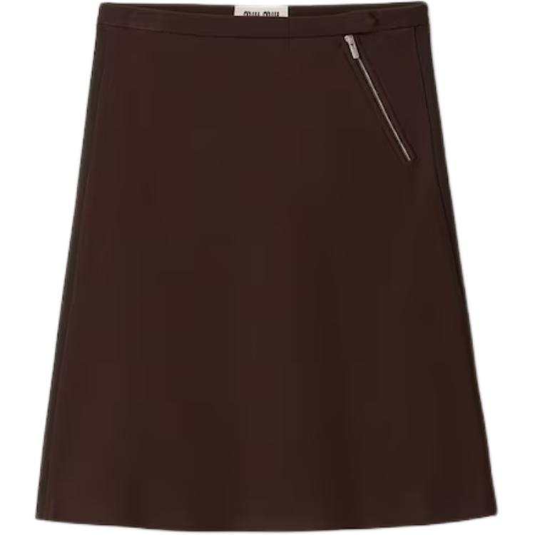 Miu Miu Knitted Midi Skirt