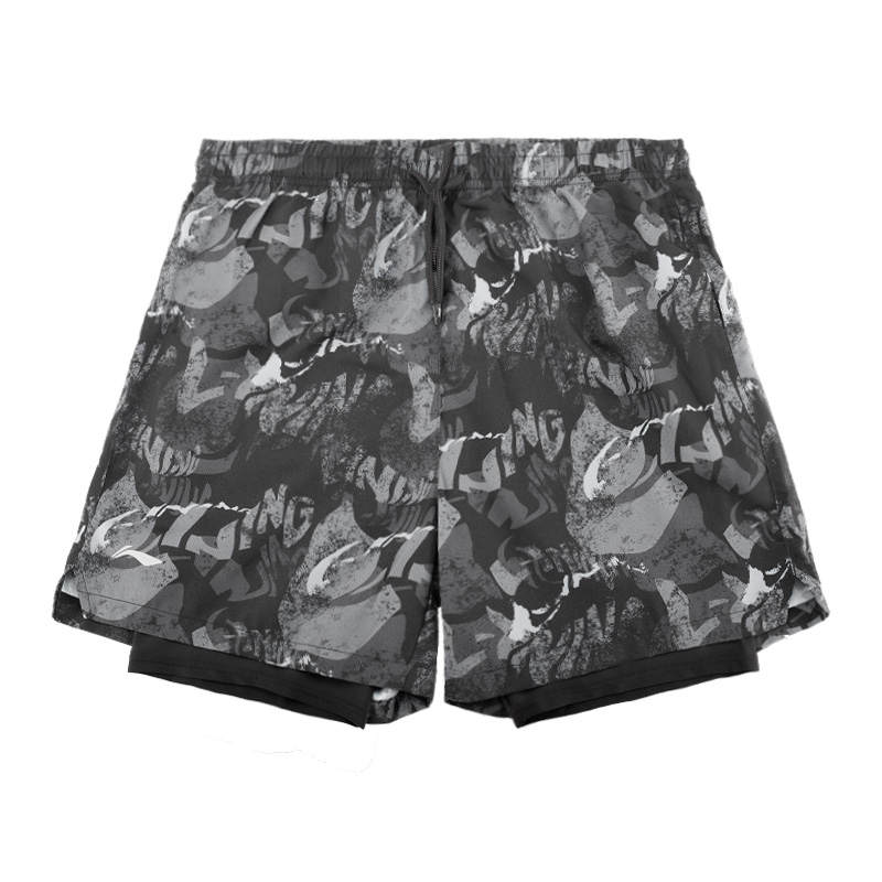 Li-Ning Li Ning Sports Shorts Unisex Black Gray Color Moderate