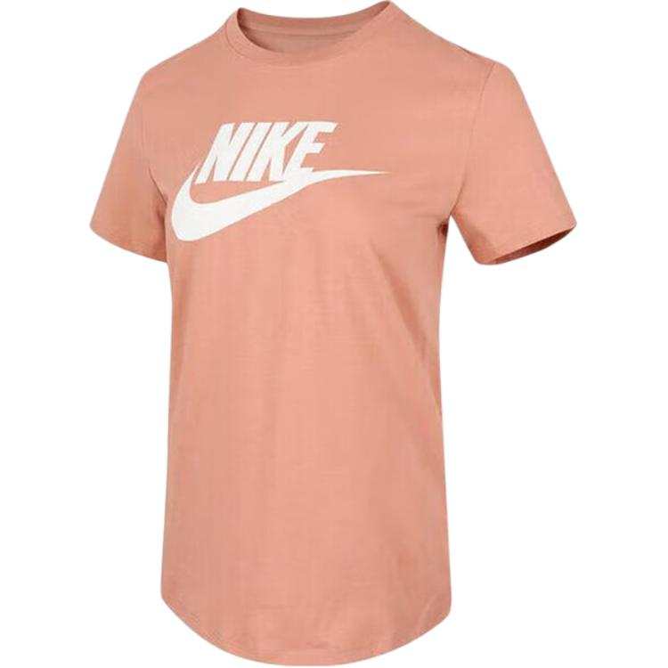 Nike Nike T Shirts Women's Coral Crew Neck Moderate