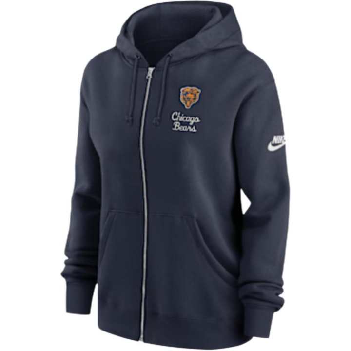 Nike Nike Chicago Bears Phoenix Rewind Women's Nike Nfl Full-Zip Hoodie