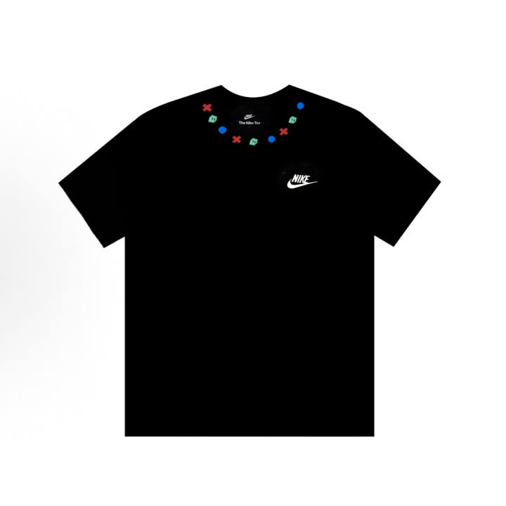 Nike Nike T Shirts Unisex Black Crew Neck Thin Straight Fit