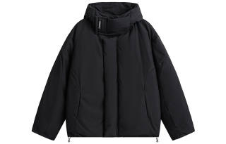 BEETLE TOWN Down Jackets Unisex Hooded Non Detachable Thickened