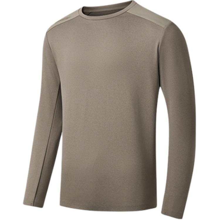 Saucony T Shirts Men's Swallow Feather Gray Crew Neck Moderate