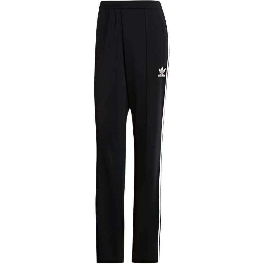 Adidas Originals Firebird Knitted Sweatpants Women's Black Moderate Straight Fit Pants