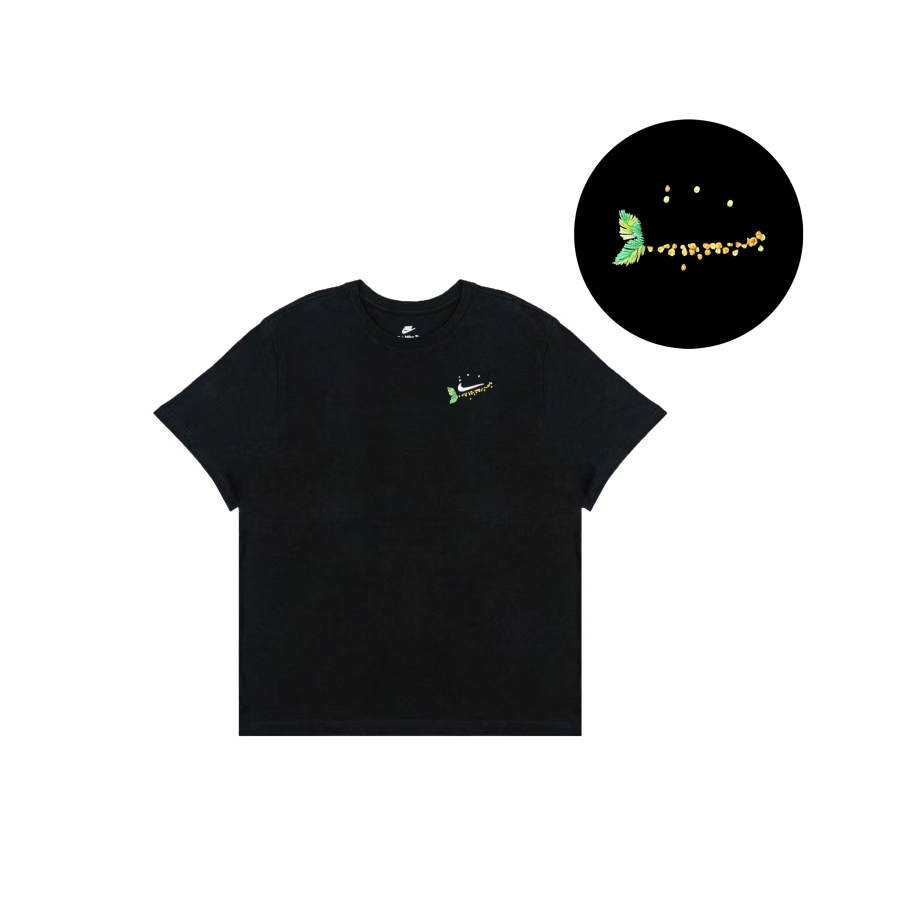 Nike Nike Sportswear T Shirts Men's Black Crew Neck Straight Fit