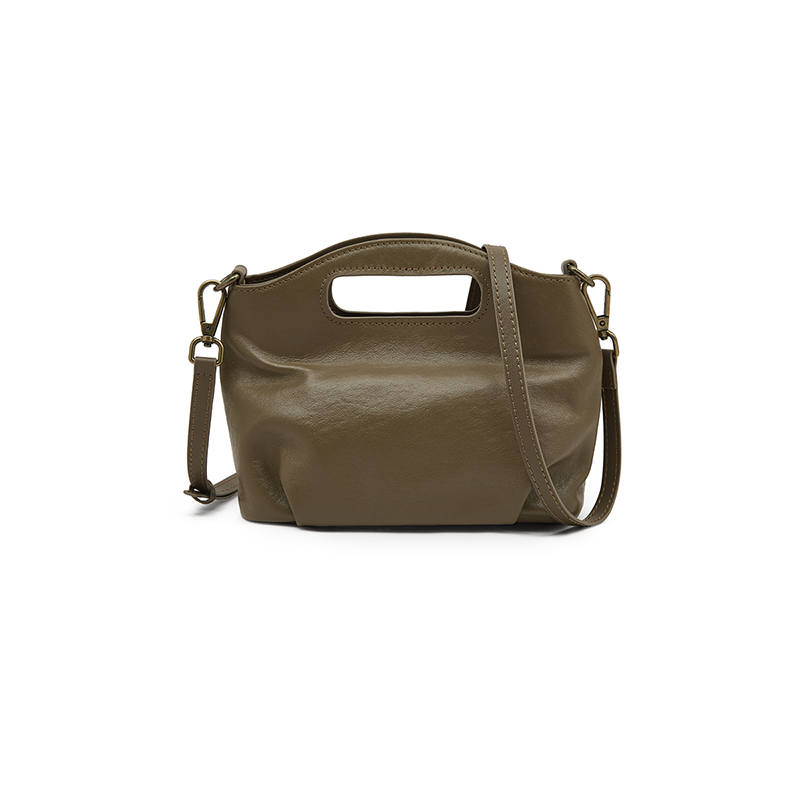 LAORENTOU Cow Leather Handbag Regular Women's Multicolor