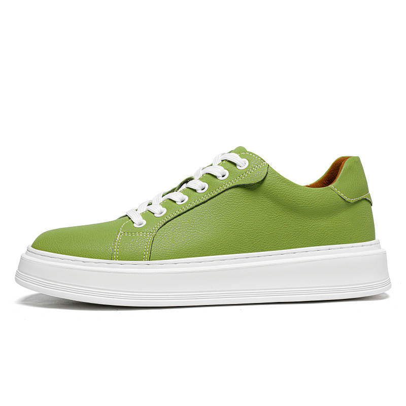 BAGE Cow Leather Abrasion Resistant Lightweight Wear resistant And Lightweight Low top Casual Shoes Men's