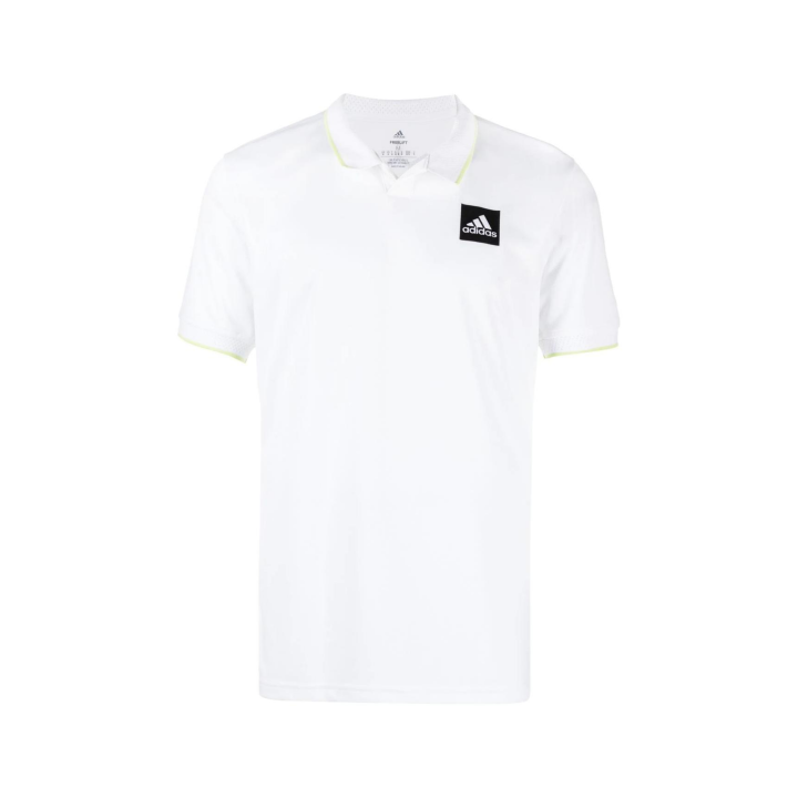 Adidas Adidas Polo Shirts Men's White Polo Collar Moderate Straight Fit