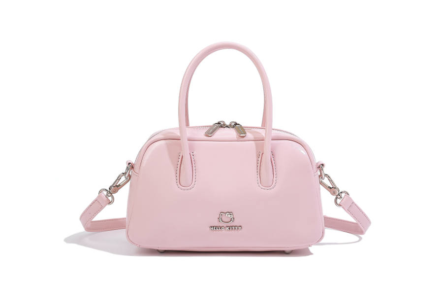Sanrio Hello Kitty Pu Crossbody Bags Regular Women's Pink/Purple/Ecru