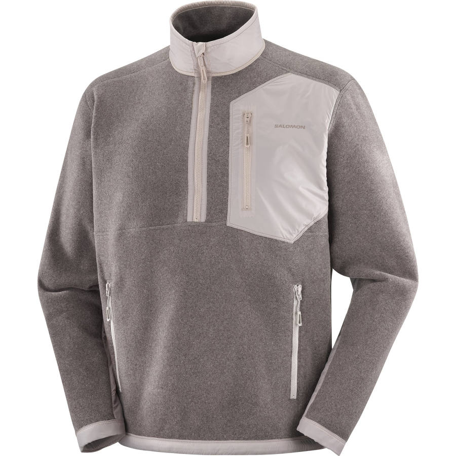 SALOMON Sweatshirts Men's Iron Gray Turtleneck Moderate