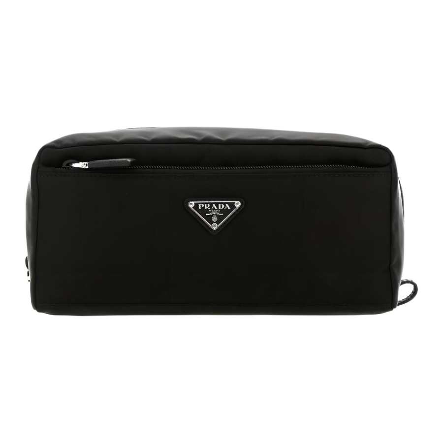 PRADA PRADA Nylon Makeup Bag Men's Black