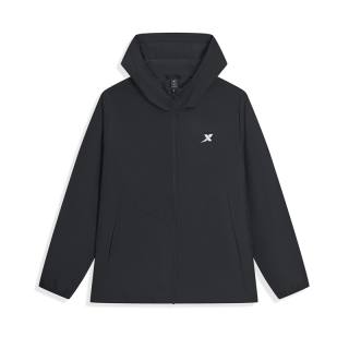 XTEP Jackets Men's Jet Black Hooded Non Detachable Moderate Other