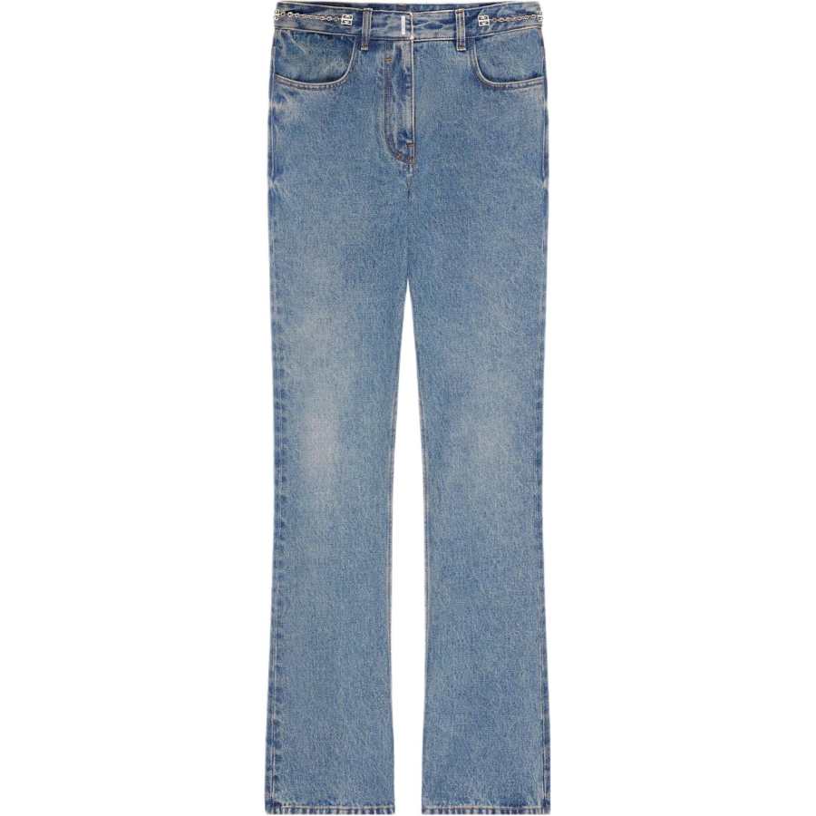Givenchy Givenchy Chain Detailed Bootcut Jeans