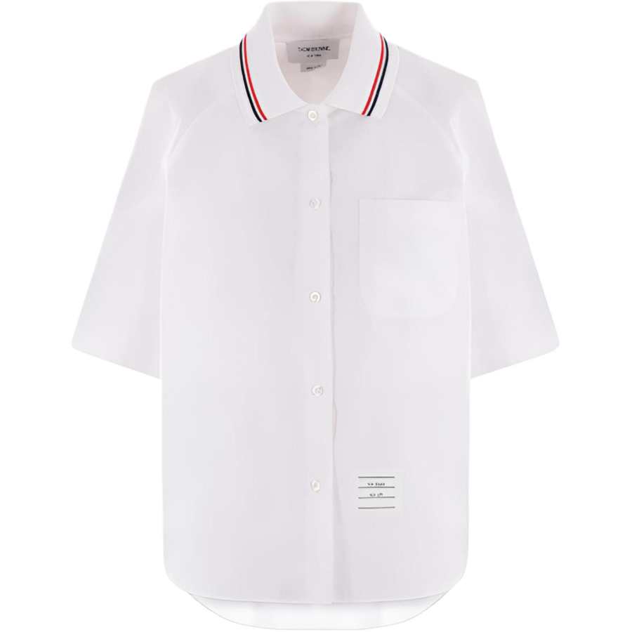 THOM BROWNE Thom Browne Box pleat cotton shirt