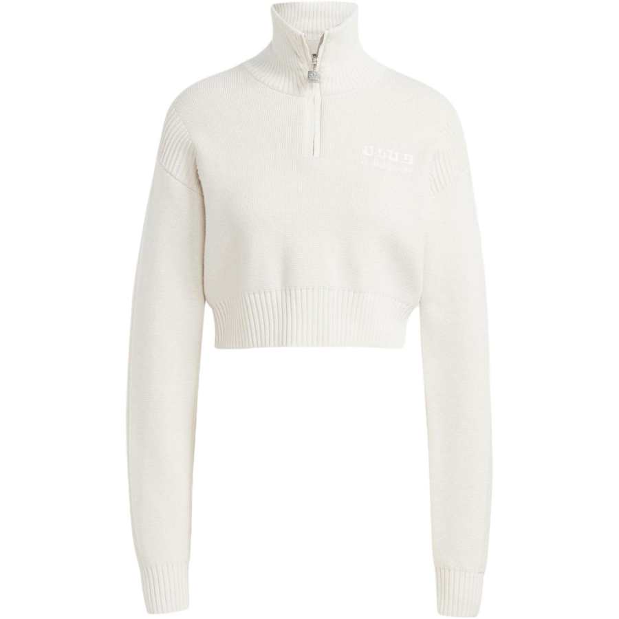 Adidas Originals Blue Version Collection Jacket Cropped Coat Women's Pink White