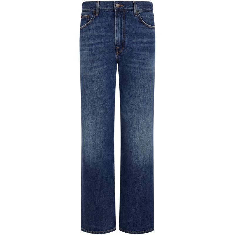 Tommy Hilfiger Jeans Men's Denim Blue 1BM Moderate Straight Fit Pants