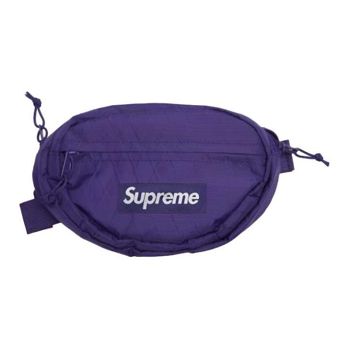 Supreme Supreme Solid Color Design Fanny Pack Unisex Purple