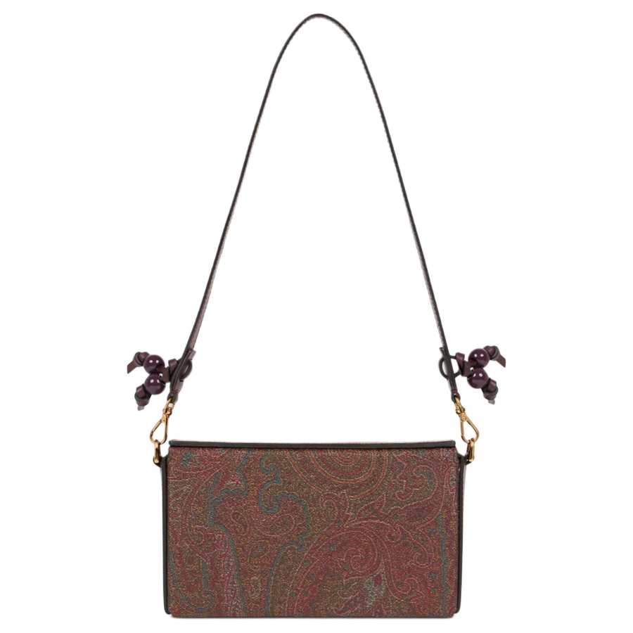 ETRO Calfskin Handheld Shoulder Bag Regular Women's Brown
