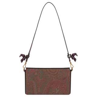 ETRO Calfskin Handheld Shoulder Bag Regular Women's Brown