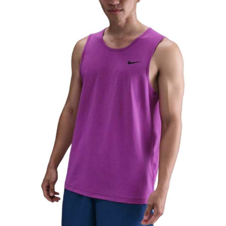 Nike Nike Clothing Tank Tops Men's Purple Crew Neck Moderate
