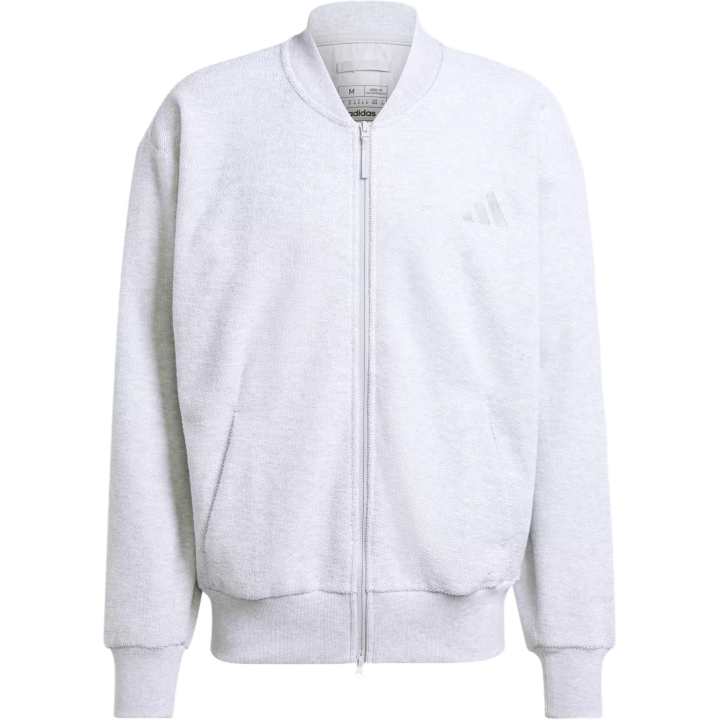 Adidas Adidas Clothing Jackets Men's Gray Baseball Collar Moderate Pilot