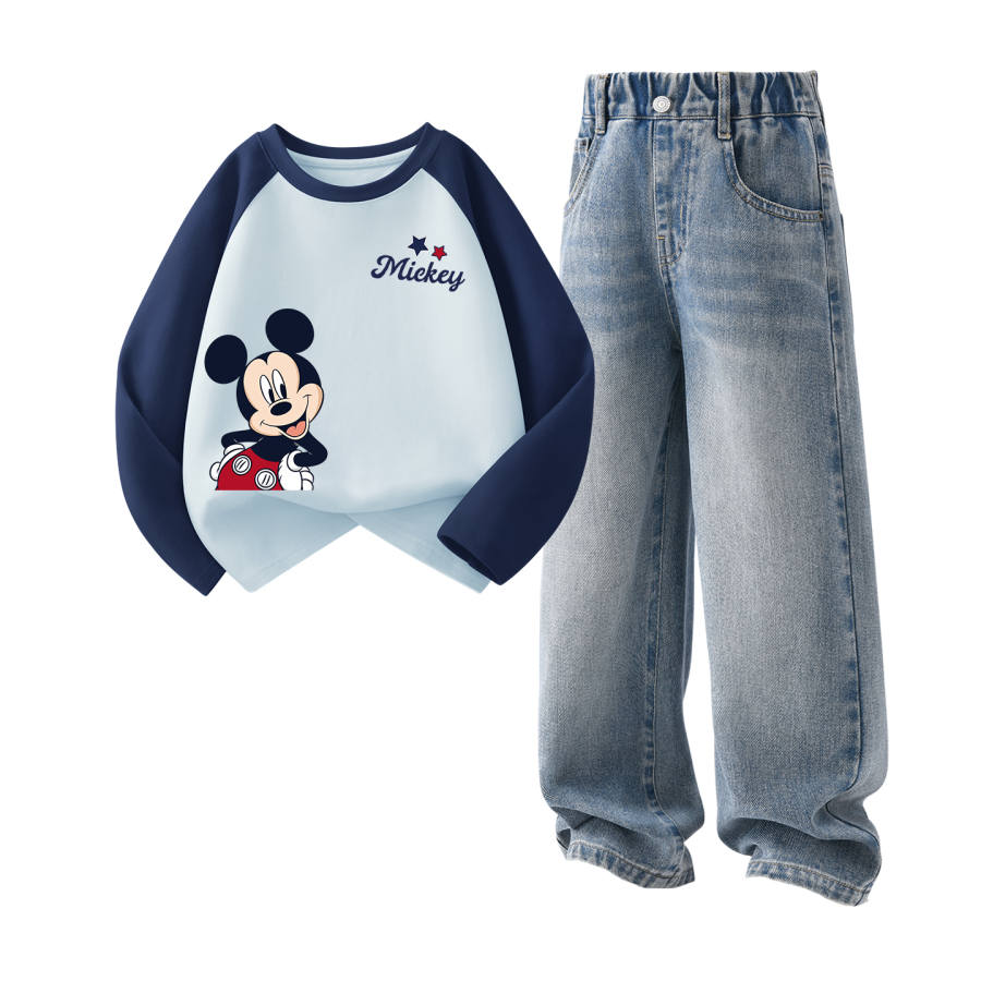 Disney Kids Casual Sportswear Crew Neck Moderate