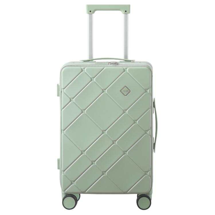 ELLE PC Trolley Bag 20 Inch, 24 Inch Unisex Eucalyptus Green/Ivory White/Burgundy Red