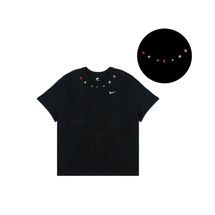 Nike Nike Sportswear T Shirts Men's Black Crew Neck Straight Fit