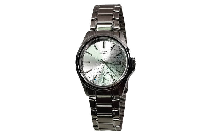 CASIO CASIO Custom Collection Quartz Movement Stainless Steel Strap Watch Men's Watches Silver Dial