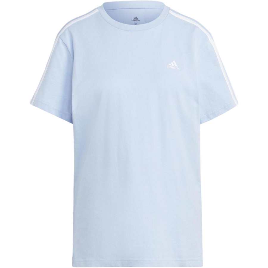 Adidas Adidas T Shirts Women's Blue Crew Neck Moderate Straight Fit