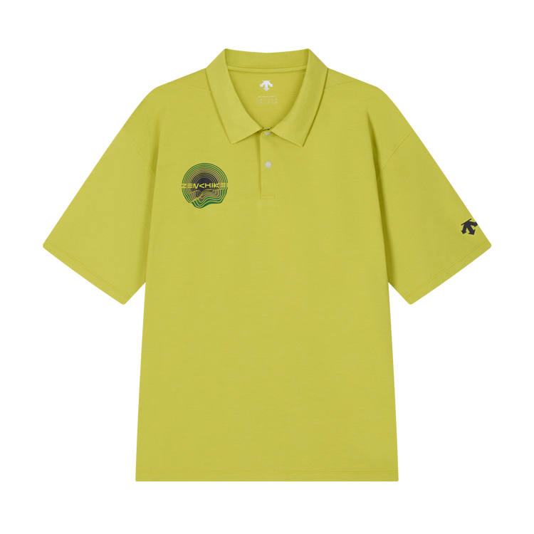 DESCENTE Lightweight Outdoor Men's Short Sleeved Polo Shirt Men's