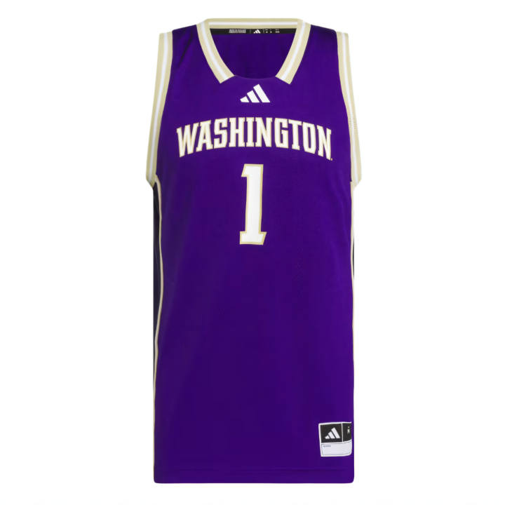 Adidas Adidas Washington Basketball Jersey Men's Collegiate Purple