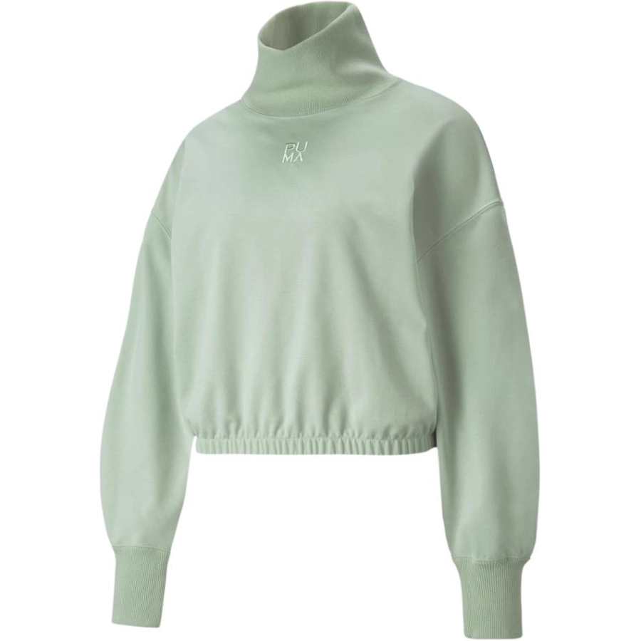 PUMA INFUSE Sweatshirts Women's Green Turtleneck Moderate Other