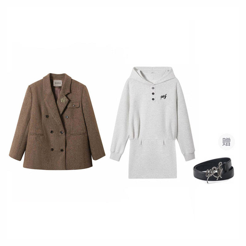 Qiuerle Business Suits Women's Suit Collar Moderate