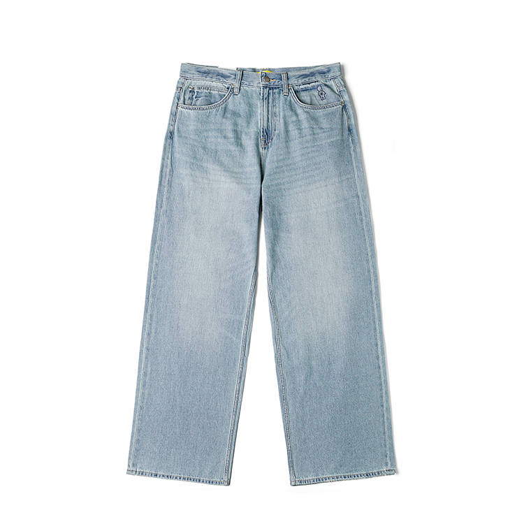Lee Lee Jeans Unisex Light Blue Moderate Straight Fit Pants
