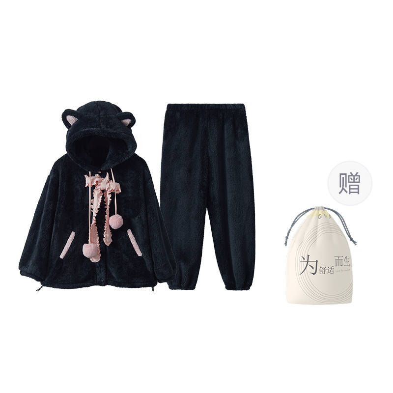 HONGDOUJUJIA Pajama Set Women's Shopping Bag