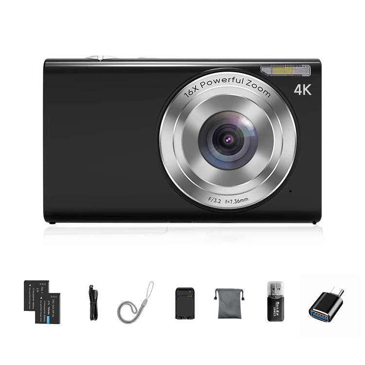 CAIZU CAIZU Z102 Digital Cameras HD Students Entry Level Campus Vlog Vintage Pocket Compact Camera